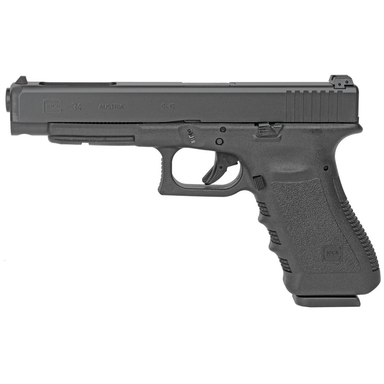 Glock 34 Gen 3 | Semi-Auto | Full Size | 9MM | CA Compliant | Black | PI3430101 Glock 34 Gen 3 | Semi-Auto | Full Size | 9MM | CA Compliant | Black | PI3430101