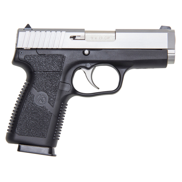 Kahr CW9 | Semi-Auto| Compact | 9MM | CA Compliant | Black/Silver | CW9093