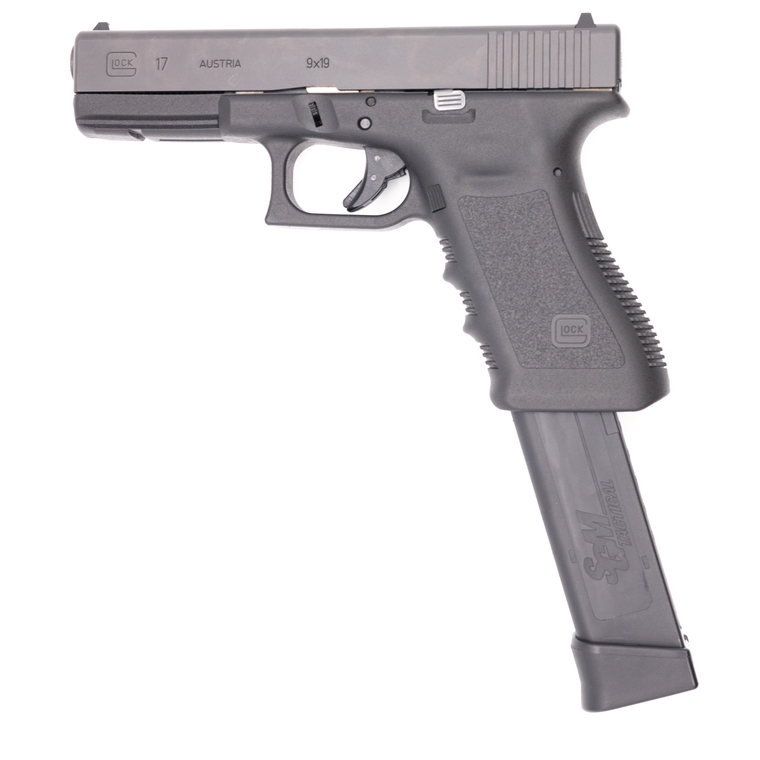 SGM Tactical 33 Round 9mm Magazine | For Glock 17 | Black | SGMT9G33R
