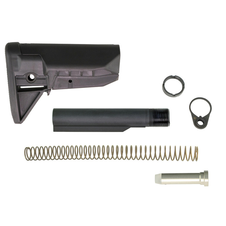 BCM Gunfighter Stock Kit Mod 0 Sopmod Black - Rifle Supply