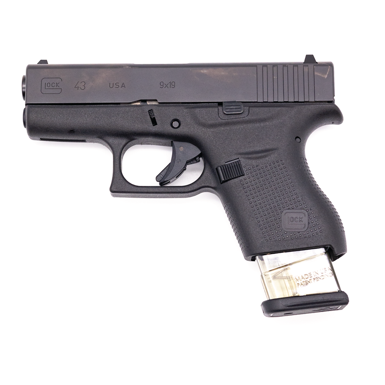 ETS 9 Round 9mm Magazine | For Glock 43 | Smoke | GLK-43-9