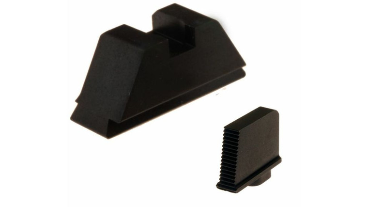 Ameriglo Tall Suppressor Sights | For Glock | Front & Rear | Black | GL-429