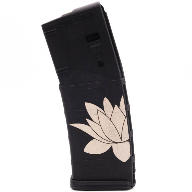 Lotus Engraved Magazine - PMAG M2 5.56 30RD Lotus Engraved Magazine - PMAG M2 5.56 30RD