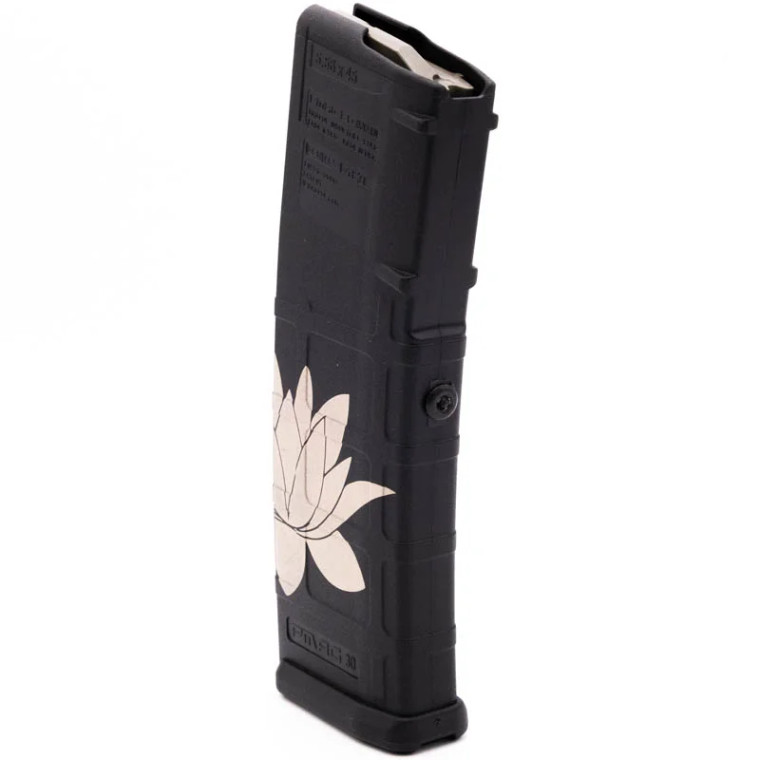 Lotus Engraved Magazine - PMAG M2 5.56 30RD Lotus Engraved Magazine - PMAG M2 5.56 30RD