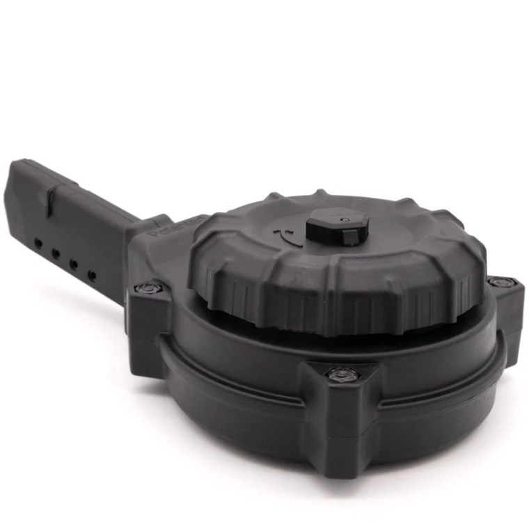 ProMag 50 Round 9mm Drum Magazine | For Glock 43 | Black | DRM-A14