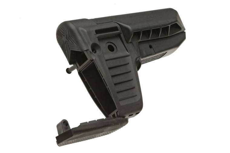 BCM ガンファイターストック Mod.1 SOPMOD ブラック 実物 BCM Gunfighter Stock Mod 1 SOPMOD - Compartment | Black | BCM-GFS