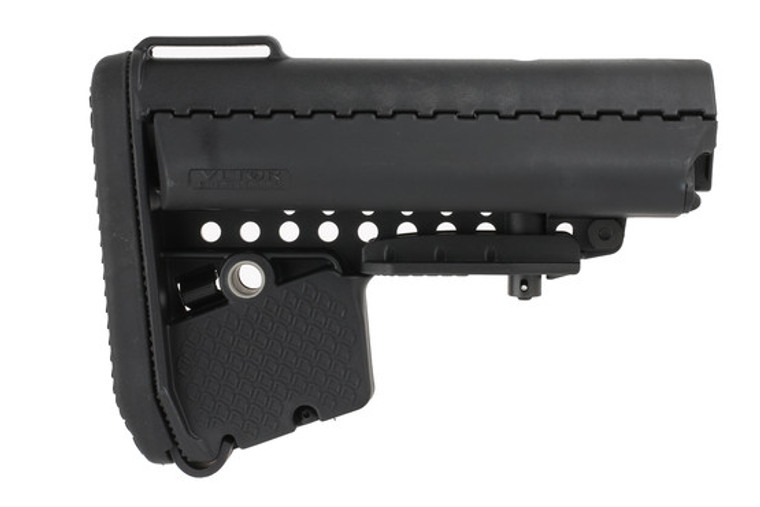 VLTOR Weapon Systems - AEB-M Enhanced Modular Mil-Spec Stock, Black