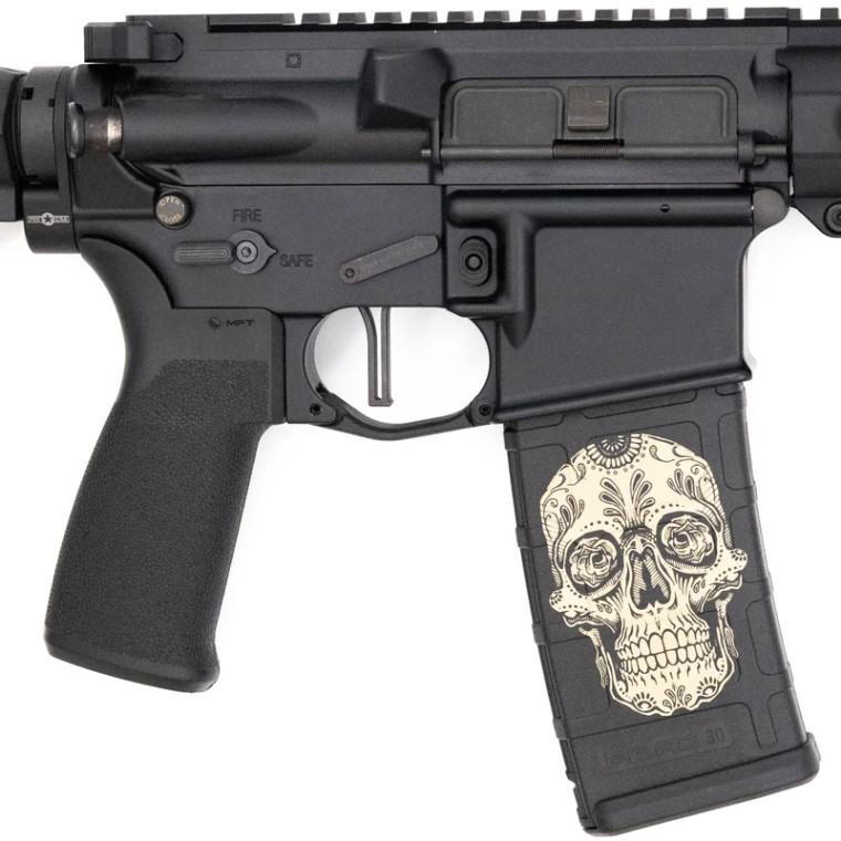 Sugarskull Engraved Magazine - PMAG M2 5.56 30RD Sugarskull Engraved Magazine - PMAG M2 5.56 30RD