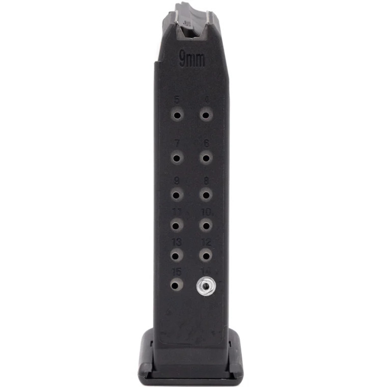 KCI 15 Round 9 mm Magazine | For Glock 19 GEN 2 | Black |  KCIMZ009 KCI 15 Round 9 mm Magazine | For Glock 19 GEN 2 | Black |  KCIMZ009