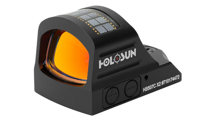 Holosun HS507C X2 | Multi Reticle Red Dot | 2 MOA Dot & 32 MOA Circle | Black | HS507C-X2 Holosun HS507C X2 | Multi Reticle Red Dot | 2 MOA Dot & 32 MOA Circle | Black | HS507C-X2