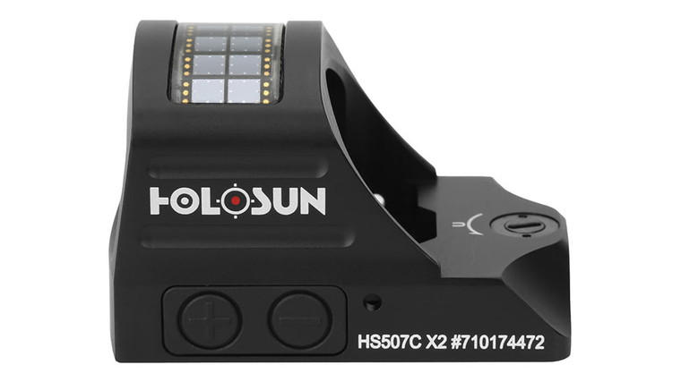 Holosun HS507C X2 | Multi Reticle Red Dot | 2 MOA Dot & 32 MOA Circle | Black | HS507C-X2 Holosun HS507C X2 | Multi Reticle Red Dot | 2 MOA Dot & 32 MOA Circle | Black | HS507C-X2