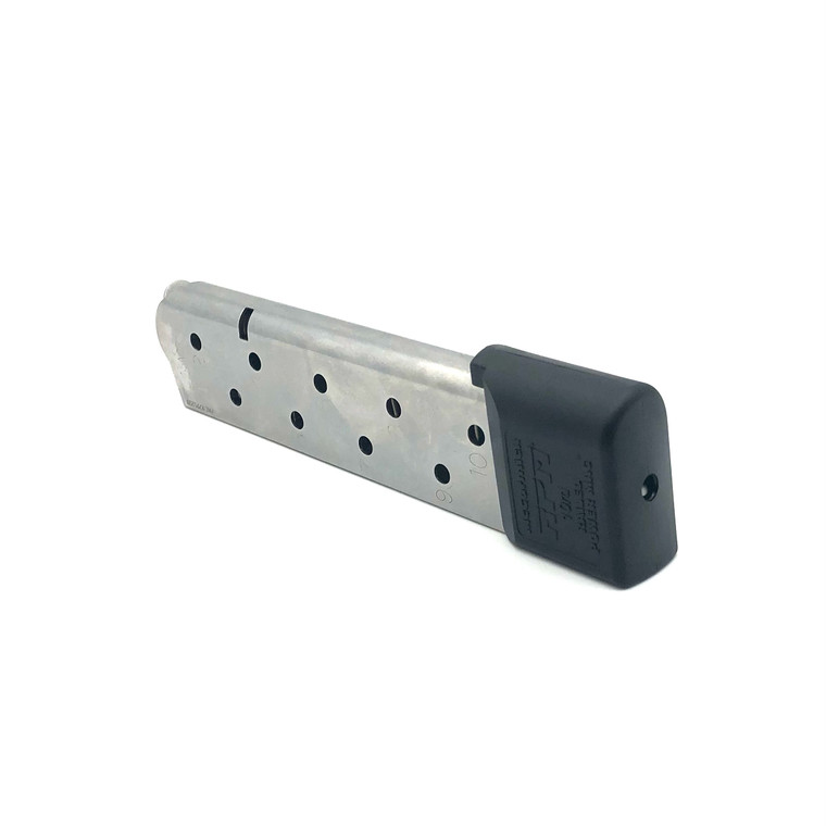 CMC/Chip McCormick 1911 Railed Power Magazine | 10RD | 45ACP | Stainless Steel |  M-RPM-45FS10