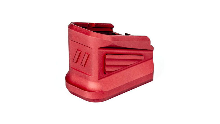 ZEV Technologies Extended Magazine Base Pad | For Glock | Red | BPAD-EXT-GLK-5-R