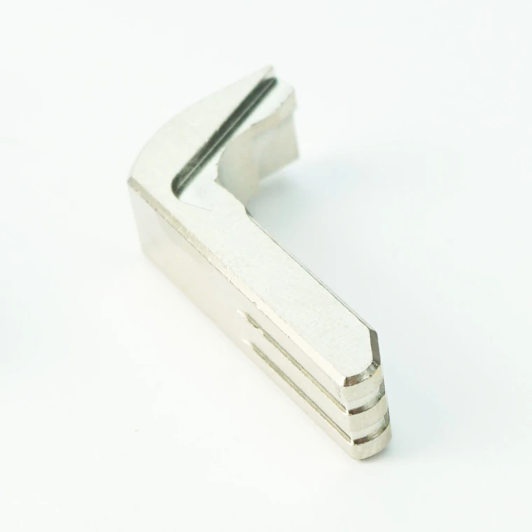 Cross Armory Extended Magazine Catch | For Glock Gen 1-3 & P80 | Silver | crGMCsv