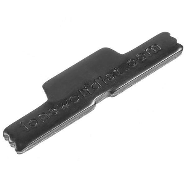 Lone Wolf Glock Extended Slide Lock | For Gen 4-5 | Chrome | LWD-ESLLC