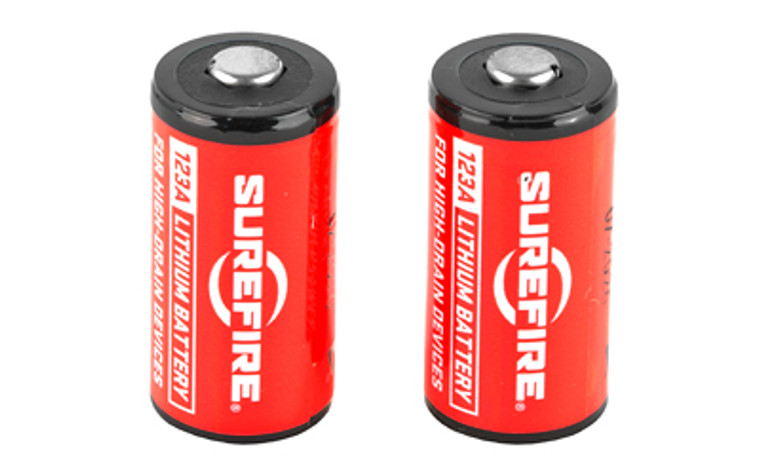 SureFire 123A Lithium Battery | 2-Pack | SF2-CB