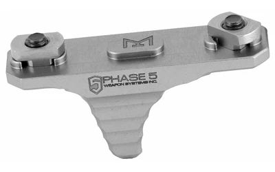 Phase 5 Weapon Systems Mini Hand Stop | Compatible with M-LOK Rail Systems | Grey | MHS-MLOK-GREY