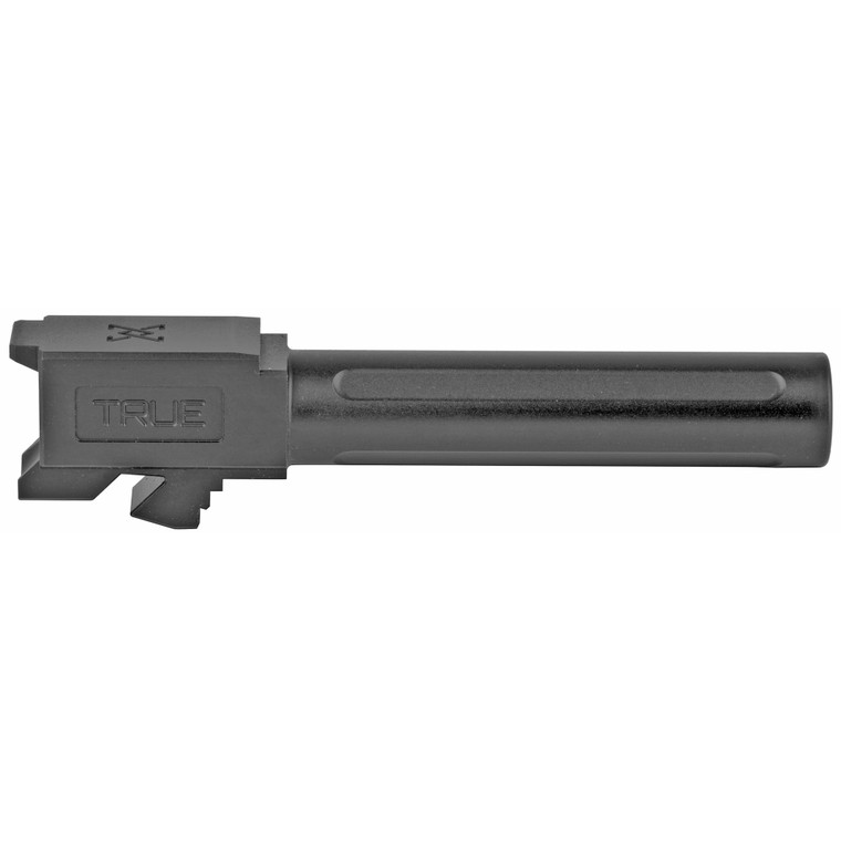 True Precision Barrel | For Glock 19 | Gen 1-5 | Unthreaded | Black | TP-G19B-XBL