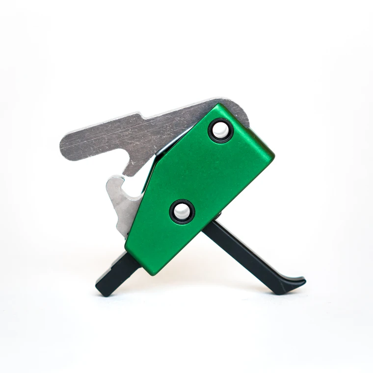 Velocity Single Stage Drop-In Trigger | AR15 | Straight w/ Finger Stop | 3.5lb Pull | DLC