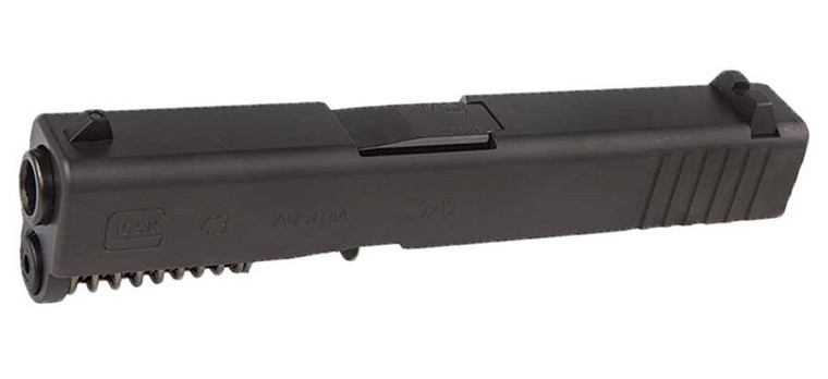 Glock 43 Complete OEM Factory Slide | 9mm | Black