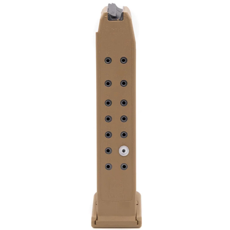 OEM Glock 19X Magazine | 17RD | 9MM | Coyote Brown | 47487 - Rifle