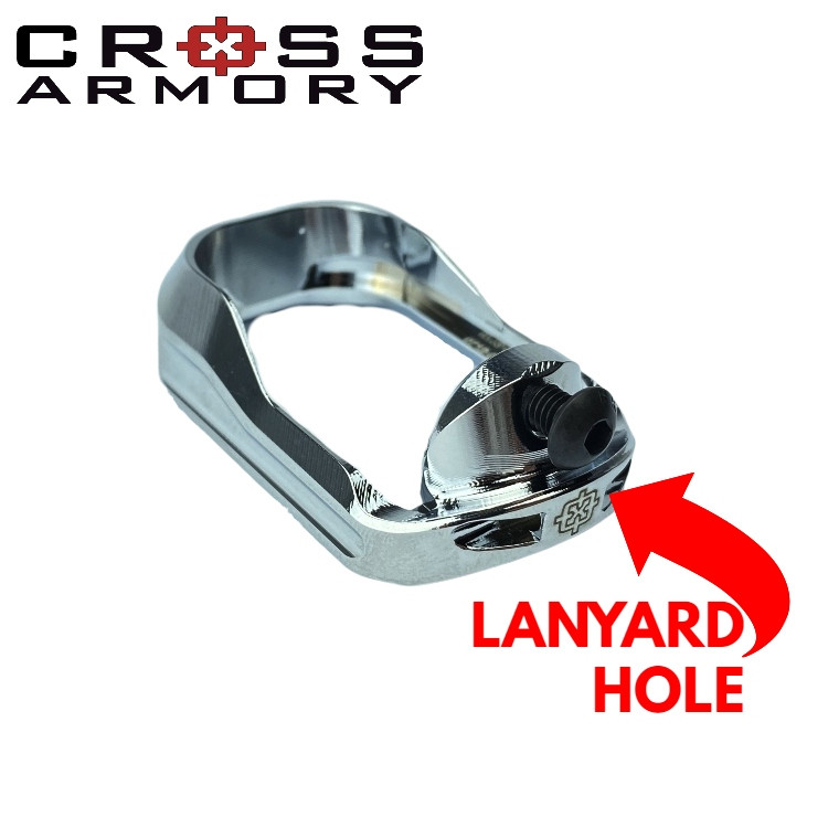 Cross Armory Flared Magwell | For Glock G5 | Silver | CRG5FMWSV