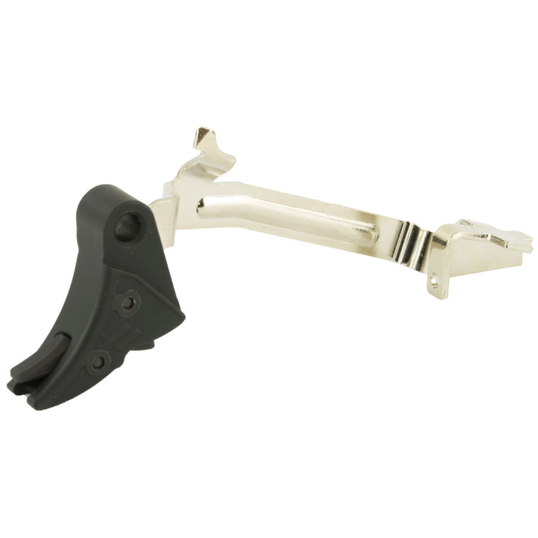 ZEV Technologies Pro Curved Trigger Bar Kit | For Glock (Small Frame) | Black/Black | CFT-PRO-BAR-SM-B-B