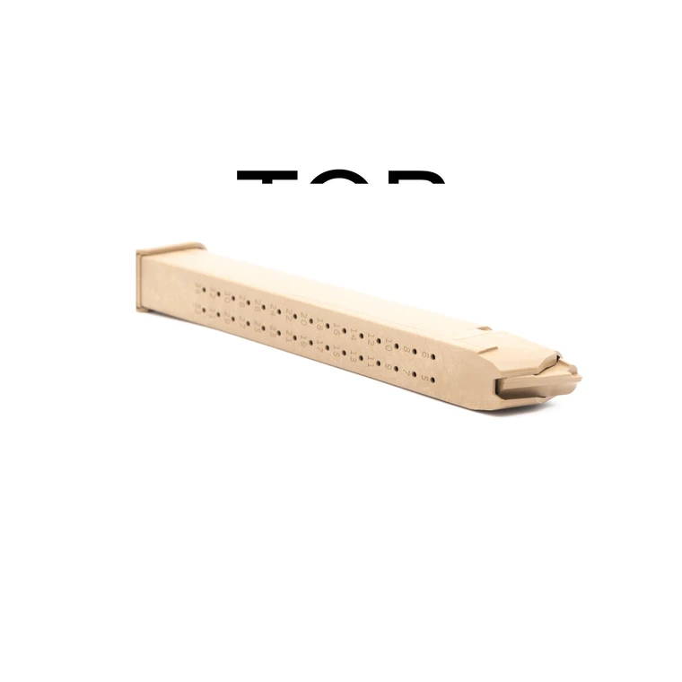 Toolman Tactical 35 Round 9mm Magazine | For Glock 17 / 19 / 26 / 34 | Flat Dark Earth | GL35C