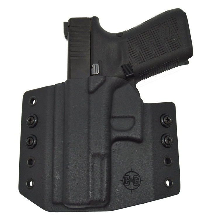 C&G Holster | For Glock 19/21 | Left Hand | OWB | Black Kydex