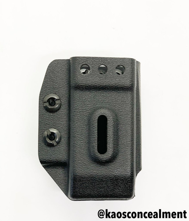 Kaos Concealment Single Magazine Carrier | 1911 | IWB/OWB | Left/Right Hand | Black Kydex