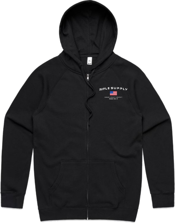 Rifle Supply | 4th of July Zip-Up | Black