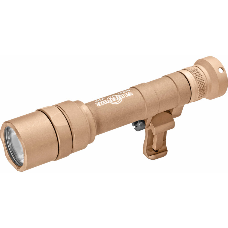 Surefire M640U Scout Pro Flashlight LED | 1000 Lumens | Tan | 1913 Picatinny and MLOK Mount included | Z68 On/Off Tail cap | M640U-TN-PRO