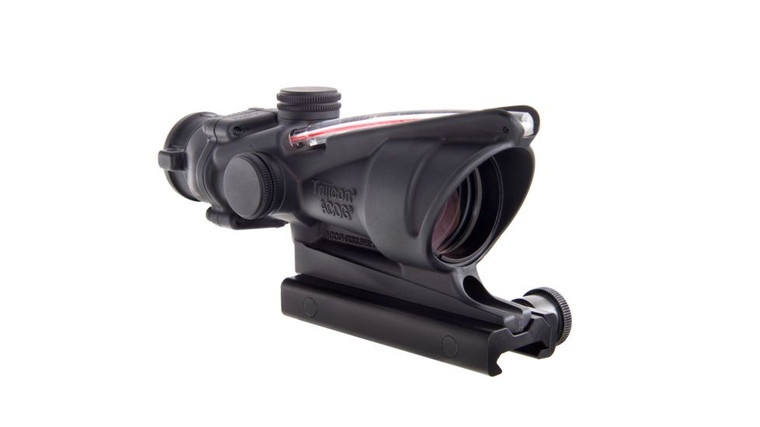 Trijicon Acog Rifle Scope 4 x 32 | Red Chevron Reticle | Rail