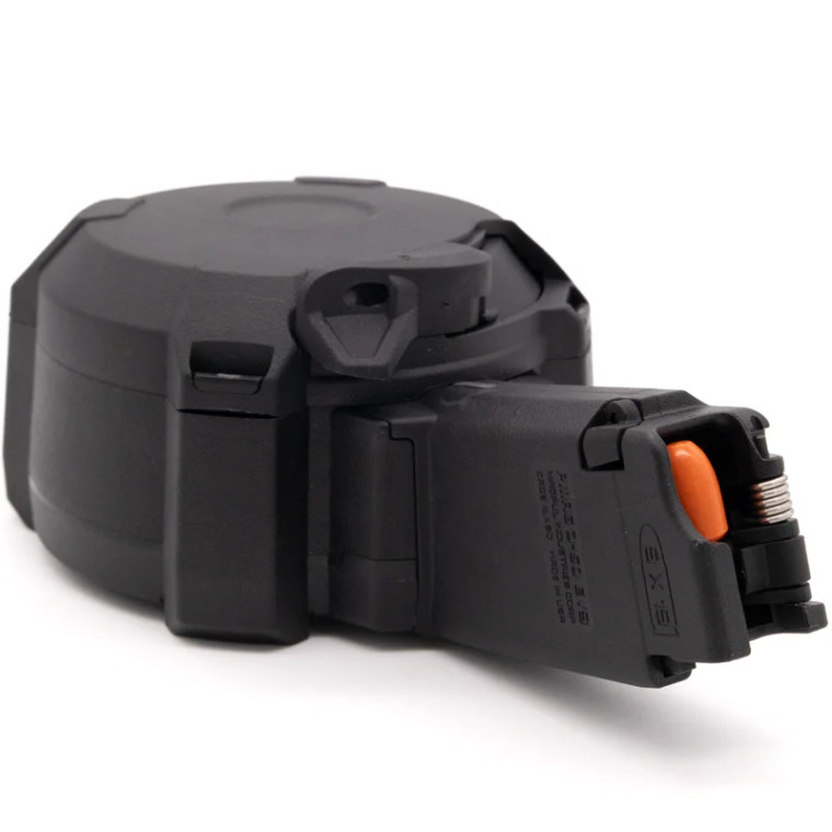 Magpul Industries PMAG D-50 EV9 Drum Magazine | 50RD | 9MM | *WILL NOT FIT GLOCK* | Black | MAG1035-BLK Magpul Industries PMAG D-50 EV9 Drum Magazine | 50RD | 9MM | *WILL NOT FIT GLOCK* | Black | MAG1035-BLK