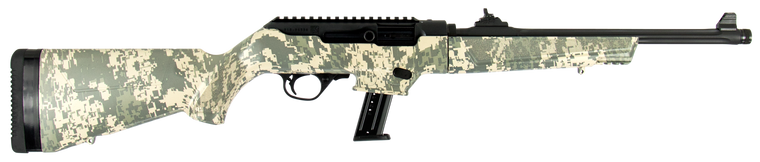 Ruger PC Carbine Rifle | 9mm Luger | 16 " Barrel | Digital Camo | 19107 Ruger PC Carbine Rifle | 9mm Luger | 16 " Barrel | Digital Camo | 19107