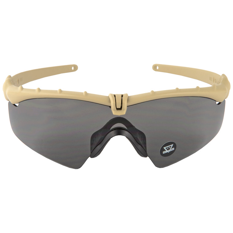 Oakley Standard Issue | Ballistic M-Frame 3.0 Glasses | Dark Bone Frame with Grey Lenses | OO9146-05