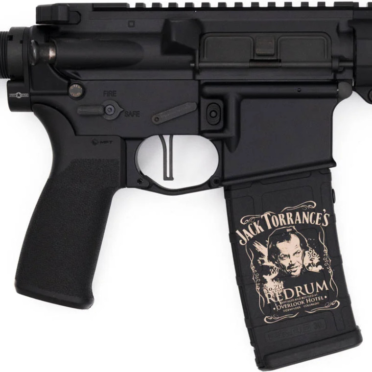 Jack Torrance's REDRUM | Engraved Magazine| PMAG 30 AR/M4 Gen M2 | 30RD| 223/556NATO| Black | MAG571-BLK