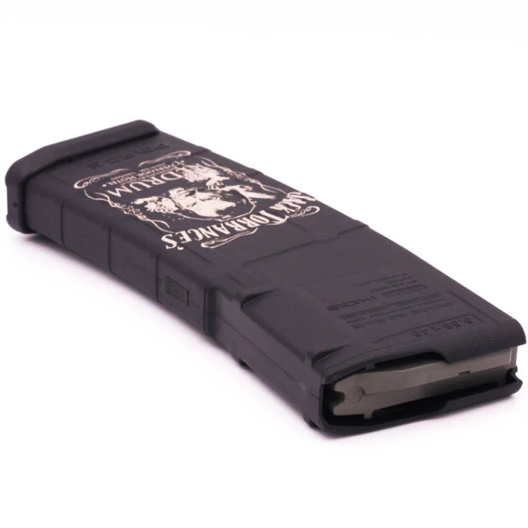 Jack Torrance's REDRUM | Engraved Magazine| PMAG 30 AR/M4 Gen M2 | 30RD| 223/556NATO| Black | MAG571-BLK