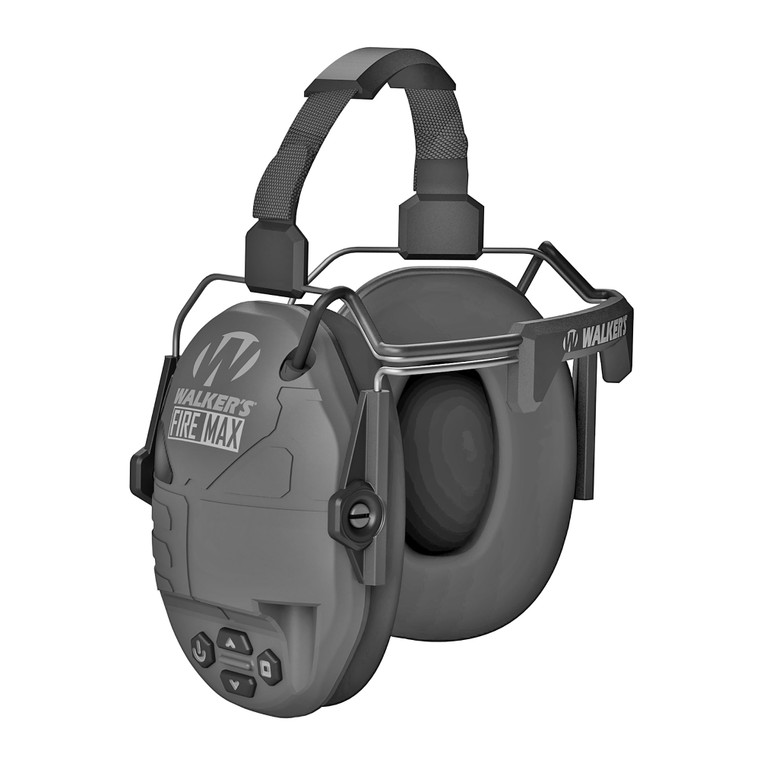 Walker's Firemax | Electronic Earmuff | Black | GWP-DFM-BTN