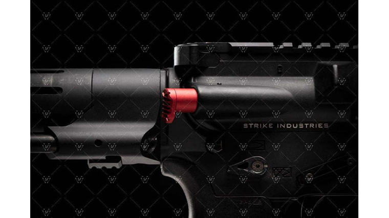Strike Industries Extended Forward Assist | AR | Red| SI-AR-E-FA-RED
