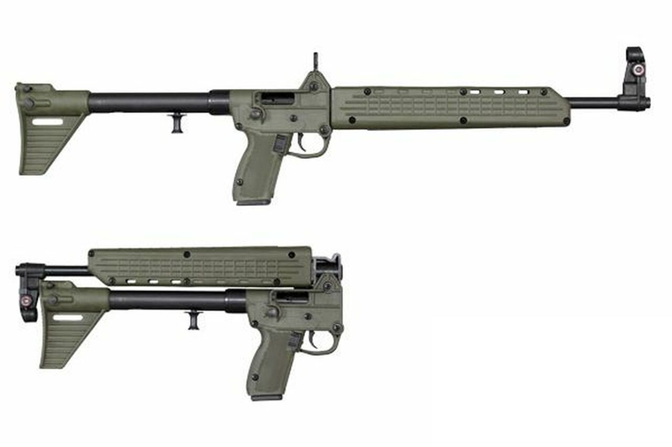 KelTec SUB2000 | Semi-Auto | For 9mm Glock 19 Magazine | 16.25" Barrel | CA Compliant | ODG | SUB2K9GLK19BGRNHC