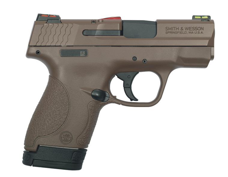 Smith & Wesson M&P9 Shield Hi Viz | Semi-Auto | 9MM | CA Compliant | FDE | 13286