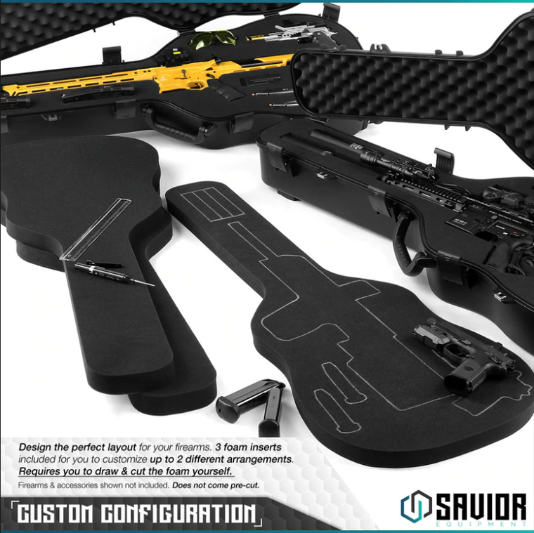 Savior Equipment Ultimate Guitar Case | Single Rifle | Color Options | SYSAVIOR-RC-GT-ACOUSTIC
