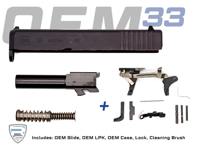 Glock 33 OEM Build Kit |.357 SIG Slide and Lower Parts Kit