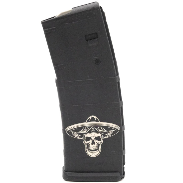 Mariachi Skull Engraved Magazine - PMAG M2 5.56 30RD - Rifle Supply