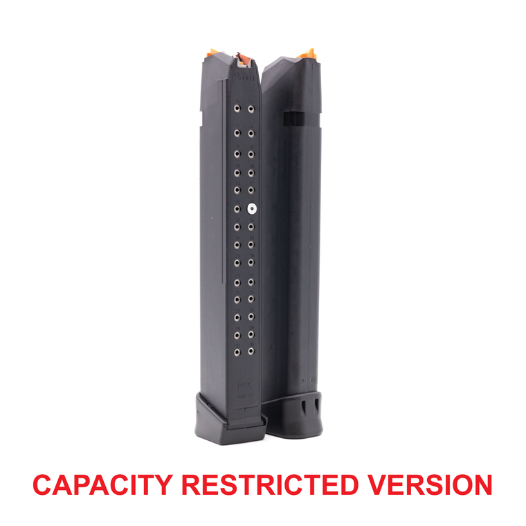 OEM Glock 17 / 18 / 34 Gen5 Magazine | 33RD | 9MM | Black | Bulk Packaging | GLKMF04450