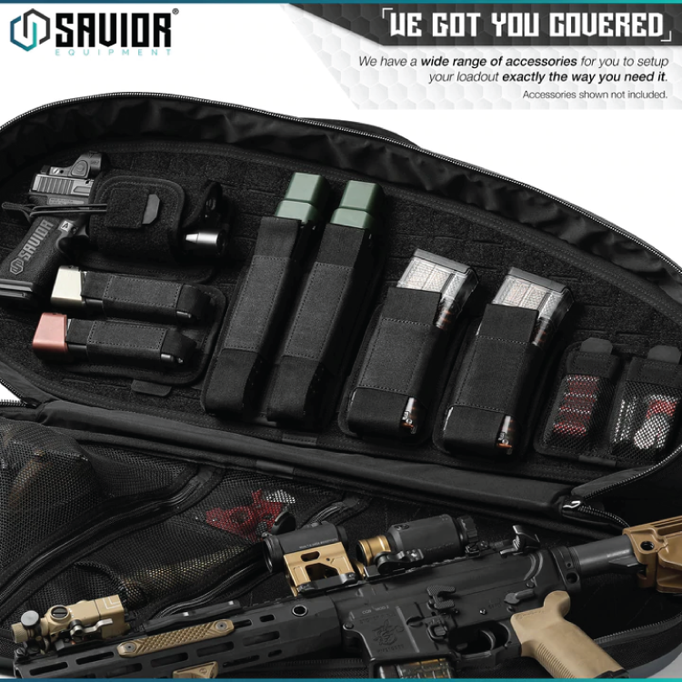 Savior Equipment Battery Holder | Black | SP-TNS-BATX2-BK