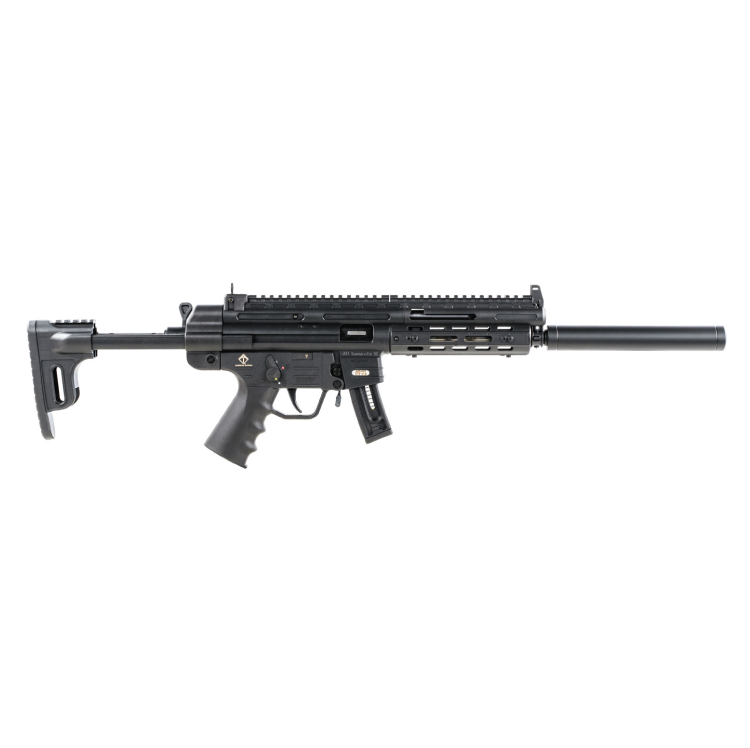 German Sport Guns GSG-16 | Semi-Automatic Rifle | 16" to 16.99" Barrel | 22 LR | CA Compliant | Black | MP5 Style | Collapsible Stock | GERGGSG1610ML