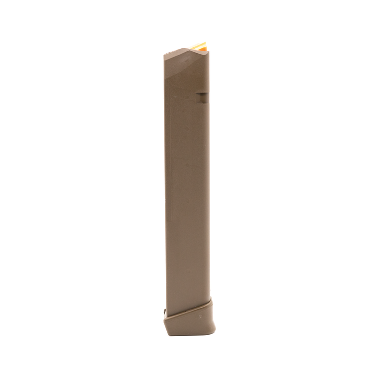 OEM Glock 17 / 34 Magazine | Bulk Packaging | 33RD | 9MM | Flat Dark Earth | 47463