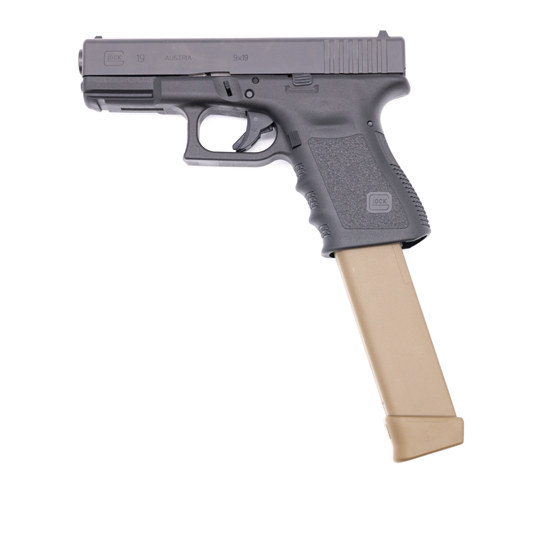 OEM Glock 17 / 34 Magazine | Bulk Packaging | 33RD | 9MM | Flat Dark Earth | 47463